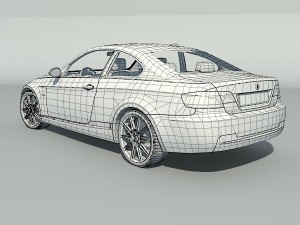 bmw 3 series coupe 3D Модель