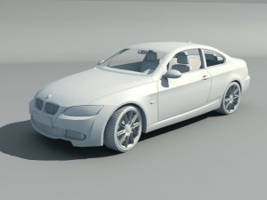 bmw 3 series coupe 3D Модель