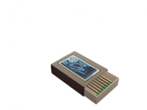 a box of matches 3D Model