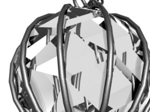 bracelet with diamond 3D Model