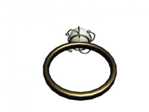 ring with pearl 3D Model