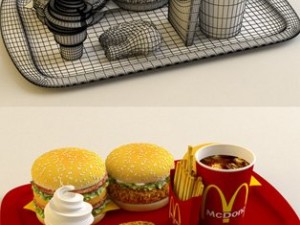 mcdonalds food 3D मॉडल
