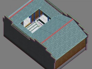 chinese county government 3D Модель