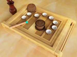 service &agrave; th&eacute; b Modèle 3D