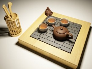 tea set c 3D-Modell