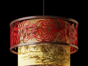 chinese light d 2 Modello 3D