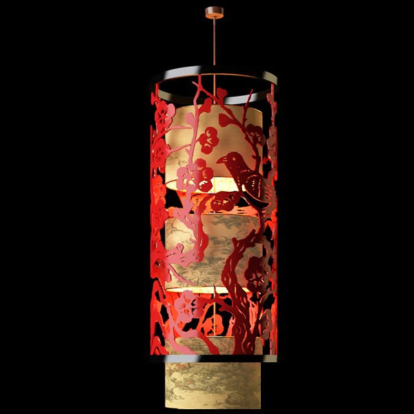 chinese light d 3 3D Model .c4d .max .obj .3ds .fbx .stl .blend 