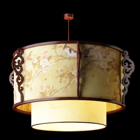 chinese light d 4 3D Model .c4d .max .obj .3ds .fbx .stl .blend 