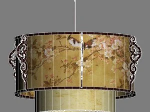 chinese light d 4 3D Model