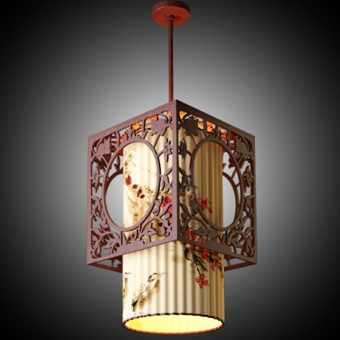 chinese light yd 1 3D Model .c4d .max .obj .3ds .fbx .stl .blend 