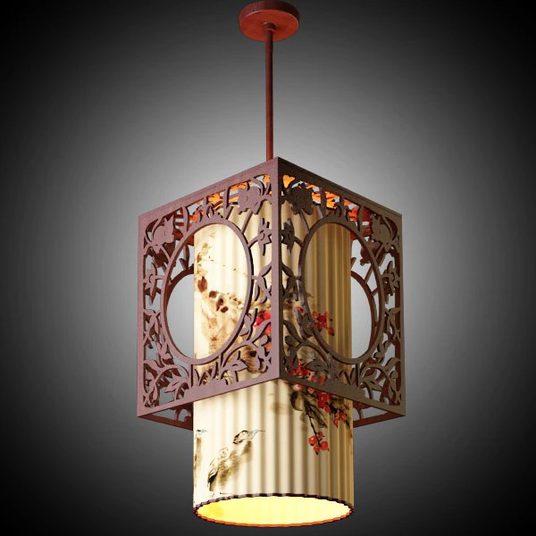 chinese light yd 1 3D Model .c4d .max .obj .3ds .fbx .stl .blend