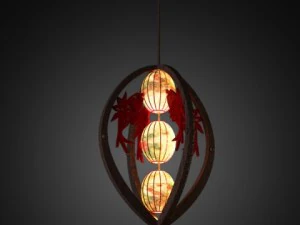 中国光 码 4 3D 模型