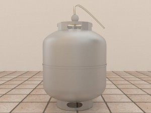 kitchen gas cylinder 3D Model
