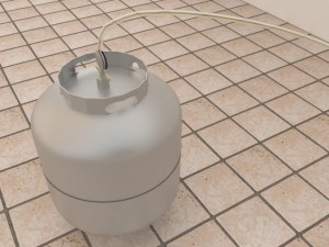 kitchen gas cylinder 3D Model