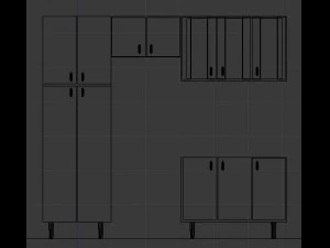 kitchen cabinet 3D Model