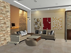living room 3D Модель