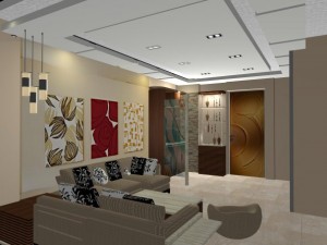 living room 3Dモデル