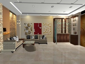 living room 3Dモデル