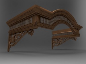 entrance iron castings 3Dモデル