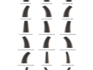 road elements 3D Model