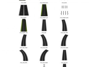 road elements 3D Model