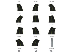 road elements 3D Model