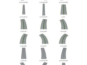 road elements 3D Model