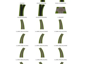 road elements 3D Model