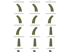 road elements 3D Model