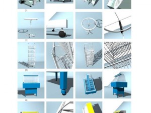 shop design 3D Model