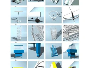 Ladengestaltung 3D Modell