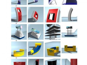shop design 3D Model