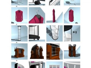 shop design 3D Model