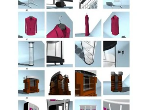 Ladengestaltung 3D Modell