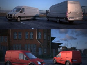 transport vehicles 3D 模型