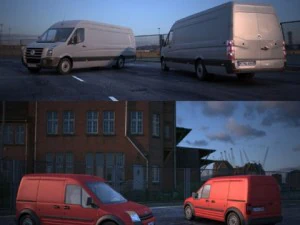 transport vehicles 3D Model