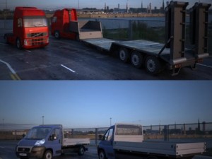 transport vehicles 3D 模型