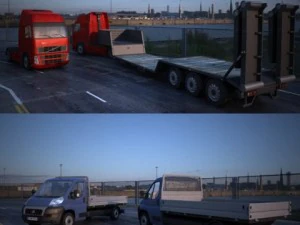 transport vehicles 3D Model
