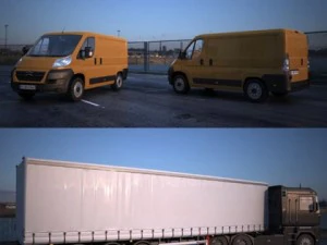 transport vehicles 3D Model