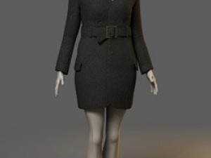 clothes and shoes Model 3D