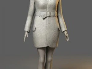 Kleidung und Schuhe 3D Modell