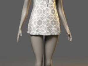 clothes and shoes Model 3D