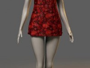 clothes and shoes Model 3D