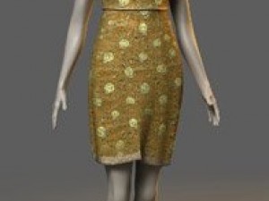 clothes and shoes Model 3D