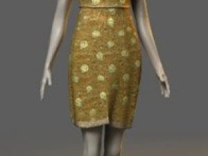 Kleidung und Schuhe 3D Modell