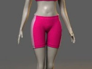 Kleidung und Schuhe 3D Modell