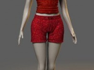 clothes and shoes Model 3D
