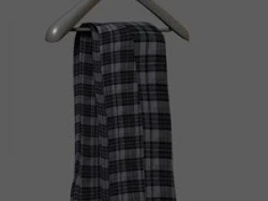 Kleidung und Schuhe 3D Modell