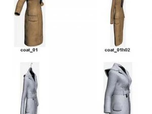 Kleidung und Schuhe 3D Modell