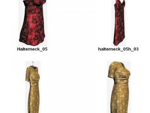 Kleidung und Schuhe 3D Modell